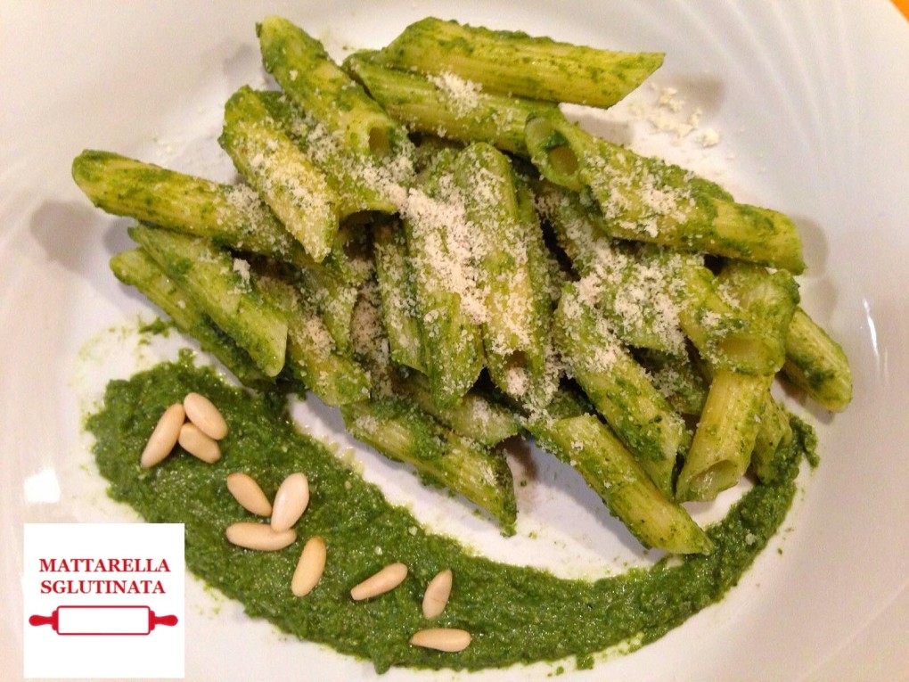 Penne con pesto di cavolo nero