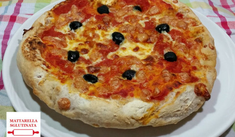 Pizza con scamorza