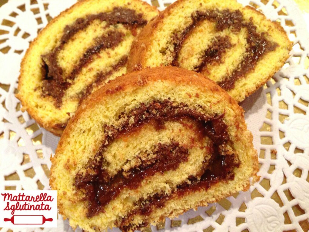 Girella al cioccolato e albicocche